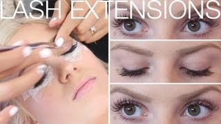 ♡ All About Eyelash Extensions ♡ FAQs amp Application ft SaturdayNightsAlrite [upl. by Ahsehat]