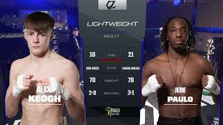 ALEX KEOGH V JEDE PAULO  CAGE LEGACY 21 [upl. by Epstein]