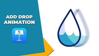 How to add Drop animation in Apple Keynote [upl. by Ariajaj]