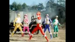 MMPR Season 2 Dairanger OP2 [upl. by Yeneffit]