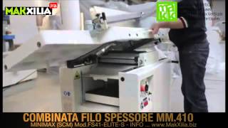 Combinata Filo Spessore MINIMAX FS41ELITES Surface Thicknesser Combined Machine [upl. by Joselyn443]