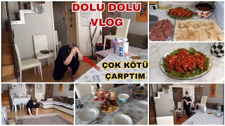 TEMÄ°ZLÄ°K YAPARKEN KAFAMI Ã‡ARPTIMðŸ«£DELÄ°NDÄ° ZANNETTÄ°MðŸ˜”MUTFAKTA DÃ–KTÃœRDÃœM YÄ°NEðŸ‘©â€ðŸ³DOLU DOLU GÃœNLÃœK VLOG [upl. by Ardle]