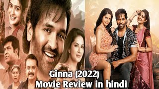 Ginna 2022 Movie Review in hindi south indian movie review Hindi Movies Review 2024 Ginna movie [upl. by Libbey927]