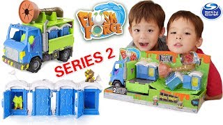 Flush Force Series 2 Potty Wagon Playset UnboxingReview [upl. by Monafo]