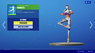 Fortnite  Pirouette Emote  Uncommon [upl. by Starlene757]