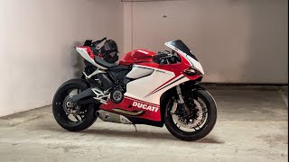 Ducati Panigale 899 w Termignoni Exhaust Cold Start Sound [upl. by Eahs]