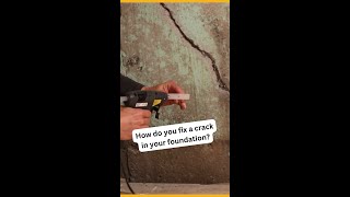 How to fix a crack in your foundation [upl. by Armond]