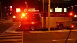 Toronto Fire Squad 445 responding [upl. by Stockton]