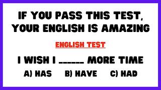 ENGLISH GRAMMAR TEST  IF YOU PASS THIS TEST YOUR ENGLISH IS AMAZING  GRAMMAR TEST QUIZ [upl. by Stuart]