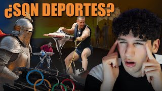 los DEPORTES MÁS RAROS que DEBERÍAN ESTAR en las OLIMPIADAS  NoSoyEidrian [upl. by Pammi]