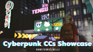 Hamster CCs Cyberpunk CCs  Neon Lights 2D Holo Animated Stereo and more🐹 [upl. by Ahsiral308]