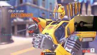 POTG WHAT FLANKING BASTION LOOKS LIKE  BASTIONMAIN OVERWATCH 2 SEASON 12 [upl. by Claudio]