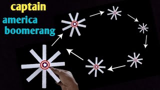 How To Make A Paper Boomerang Origami  Ninja Boomerang  Easy Origami shuriken [upl. by Einahpet]