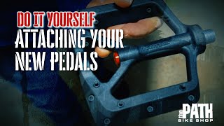 New Bike Assembly — How to Attach Pedals [upl. by Meeki]