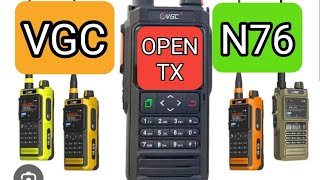 VGC N76  TX UNLOCK GMRS  PMR [upl. by Edrahs]