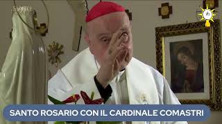 SANTO ROSARIO COL CARDINALE COMASTRI misteri della Gioia [upl. by Pomfret]