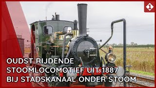 Oudst rijdende stoomlocomotief uit 1887 pronkstuk Stadskanaal onder Stoom Ziet er uit als nieuw [upl. by Schluter202]