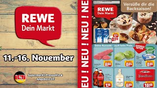 REWE Prospekt Angebote  11112024  Supermarkt Prospekte amp Angebote DE [upl. by Ajaj412]