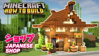 Minecraft How To Build A Japanese Shop [upl. by Onilegna131]