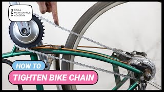 How To Tighten Bike Chain [upl. by Nivri489]