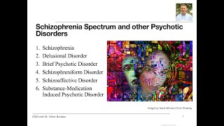 DSM5 Schizophrenia Spectrum and other Psychotic Disorders [upl. by Nosloc]