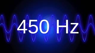 450 Hz clean pure sine wave TEST TONE frequency [upl. by Coralie]