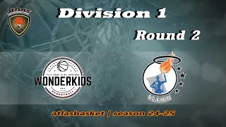 Atlasbasket  Div 1Round 2  WONDER KIDS vs ΚΑΤΡΑΚΕΙΛΑ [upl. by Cob]