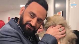 Cyril Hanouna gaga avec sa chienne Nala dans les coulisses de TPMP exclu vidéo [upl. by Meggy]