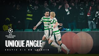 Unique Angle  Celtic 31 RB Leipzig  All three goals from a Champions League night to remember [upl. by Dovev903]