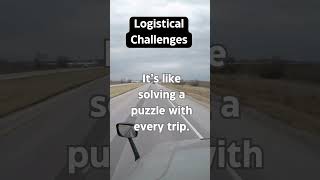 Logistical Challenges CDLLifetruckertalk truckdrivers thehelpfultrucker truckdriving Trucker [upl. by Nysa]