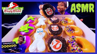 ASMR  MUKBANG KRISPY KREME  GHOSTBUSTERS DOUGHNUTS [upl. by Eylrahc]