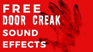 CREAKING DOOR SOUND  Free Download in Description [upl. by Gall]