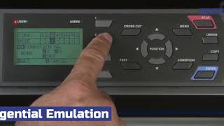 How to cut small characters using Tangential Emulation on the Graphtec FC8600 [upl. by Mansoor]