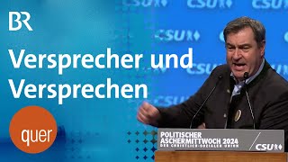 Politischer Aschermittwoch Wer ist hier der politische Gegner  quer vom BR [upl. by Akiam]