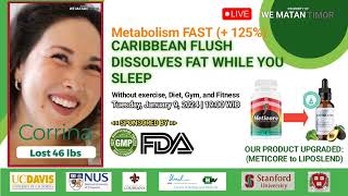 Caribbean Flush Dissolves Fat While You Sleep weightloss howtoloseweight howtoloseweightfast [upl. by Aikyt891]