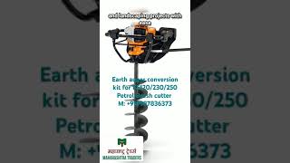 earthauger kit to convert stihlbrushcutter fs120 fs230 fs250 into augermachine augerdrilling [upl. by Nylsirhc]