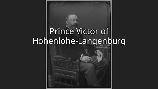 Prince Victor of HohenloheLangenburg [upl. by Toor179]