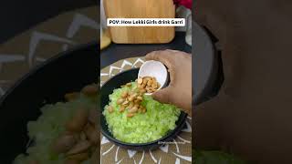 CUCUMBER GARRI  TRUST THE PROCESS Would you drink this over normal Garri recipe africanfood [upl. by Enylekcaj]