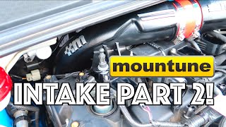 MOUNTUNE SECONDARY INTAKE KIT INSTALL  FOCUS RS [upl. by Kristal]