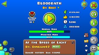 Geometry Dash Bloodbath 94 Here we go again 6 [upl. by Mayman]