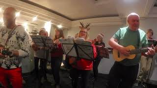 DOT Ukulele Orchestra at the Trafalgar Theatre Part2  NonChristmas Songs [upl. by Ahron670]