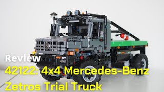 LEGO Technic 42129  4x4 MercedesBenz Zetros Trial Truck  Review [upl. by Annie]