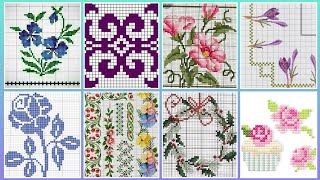 1 Stunning amp Elegant Cross stitch patternsCharsuti Embroidery Design Ideas Hand made Embroidery [upl. by Longwood]