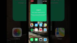 How to add a Widgy widget for iOS to your iPhone homescreen [upl. by Anohr]