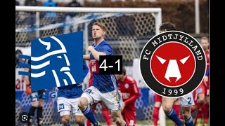 Lyngby bk  FC Midtjylland 41 6102023 [upl. by Phionna]