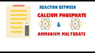 Calcium Phosphate and Ammonium Molybdate  Reaction [upl. by Pownall964]