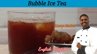 Bubble tea recipe in tamil Boba milk tea recipe in tamil Chef Shankars Kitchen [upl. by Alag]