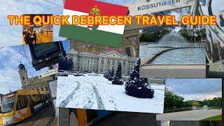 QUICK DEBRECENHUNGARY GUIDEfor students and first time travellersUniversity of debrecen [upl. by Slack553]