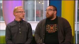 Simon Pegg Nick Frost BBC The One Show 2013 [upl. by Ireg]