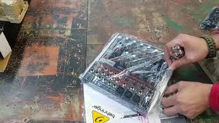 Behringer XENYX QX1202USB unboxing [upl. by Nonnag]